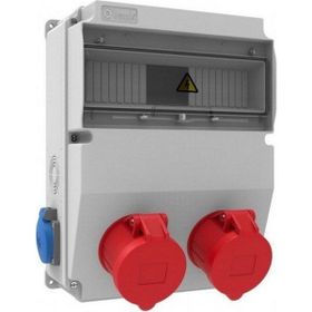 Bemis BD6-2234-2020 IP44 Ön 2x380V 5/32A Yan 2x220V 1/16A V12 Kombinasyon Kutusu
