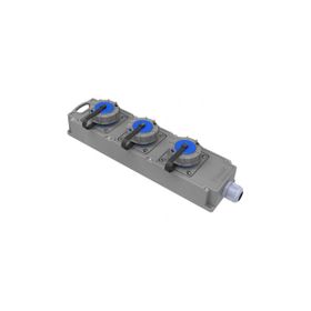 Bemis BG6-1010-1010 1/16A 220V 3 Adet Tribox Grup Priz