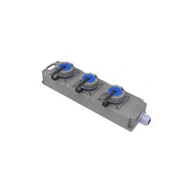 Bemis BG6-1010-1010 1/16A 220V 3 Adet Tribox Grup Priz