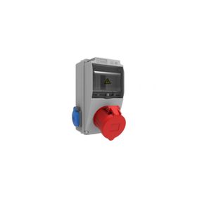 Bemis BH1-2134-2020 IP44 1 Adet Ön 5/32 A 380 V 2 Adet Yan 1/16A 220 V Prizli Halogen Free V5 Kombinasyon Kutusu