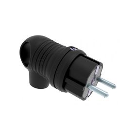 Bemis BK1-1402-2021 1x16A 2P+E 200 250V IP44 Monofaze Kauçuk Kuplu Eğik Fiş