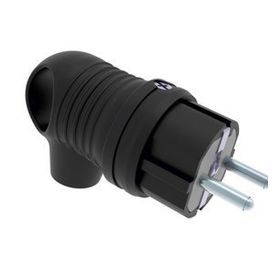 Bemis BK1-1402-2021 1x16A 2P+E 200 250V IP44 Monofaze Kauçuk Kuplu Eğik Fiş