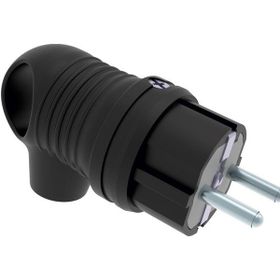 Bemis BK1-1402-2021 1x16A 2P+E 200 250V IP44 Monofaze Kauçuk Kuplu Eğik Fiş