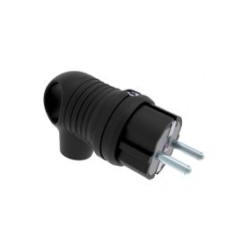 Bemis BK1-1402-2021 1x16A 2P+E 200 250V IP44 Monofaze Kauçuk Kuplu Eğik Fiş