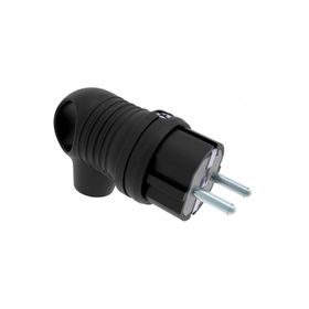 Bemis BK1-1402-2021 1x16A 2P+E 200 250V IP44 Monofaze Kauçuk Kuplu Eğik Fiş