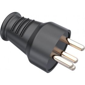 Bemis BK1-2504-4011 3x25A 3P+E 380V IP44 Kauçuk Plastik Trifaze Düz Fiş
