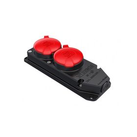 Bemis BK6-2504-4612 3x25A 3P+E 380V IP55 Kauçuk Plastik Trifaze 2li Grup Priz