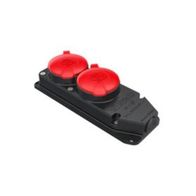 Bemis BK6-2504-4612 3x25A 3P+E 380V IP55 Kauçuk Plastik Trifaze 2li Grup Priz