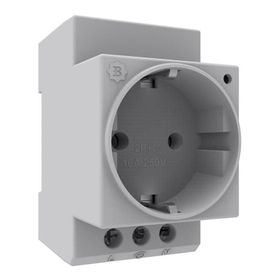 Bemis BR1-1402-2711 1x16A 2P+E 200 250V IP20 Plastik Monofaze Ray Prizi