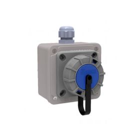 Bemis BS1-1402-7510 1x16A 2P+E 200 250V IP68 Monofaze Duvar Fişi
