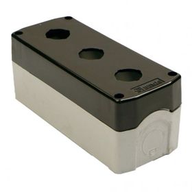 Bemis BT3-3000-0006 IP67 Siyah 3lü Plastik Buton Kutusu