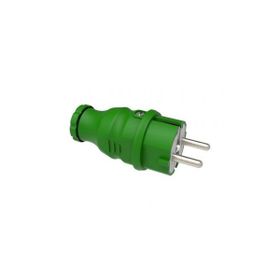 Bemis BV1-1402-2011 1x16A Yeşil Renk IP44 Kauçuk Düz Fiş