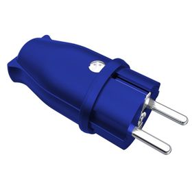 Bemis BV2-1402-2011 Mavi 1x16A 2P+E 200 250V IP44 Monofaze KauçukDüz Fiş