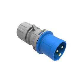 Bemis BV2-1402-2011 Mavi 1x16A 2P+E 200 250V IP44 Monofaze KauçukDüz Fiş