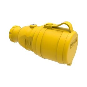 Bemis BV3-1402-2311 1x16A 2P+E 200 250 Watt IP44 Sarı Monofaze Kauçuk Uzatma Prizi