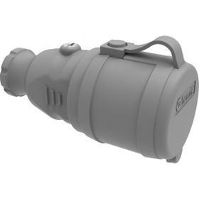 Bemis BV5-1402-2311 1x16A 2P+E 200 250 Watt IP44 Gri Monofaze Kauçuk Uzatma Prizi
