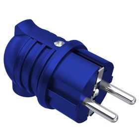 Bemis BY2-1402-2022 Mavi 1x16A 2P+E 200 250V IP44 Plastik Monofaze Eğik Fiş