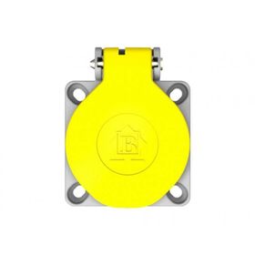 Bemis BY3-1402-3700 1x16A 2P+E 200 250V IP54 Sarı Plastik Monofaze Pano Prizi