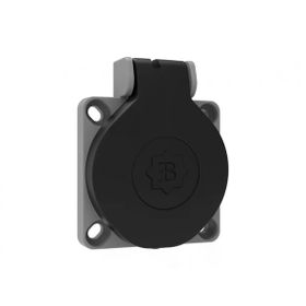 Bemis BY9-1402-2700 IP44 Siyah Plastik Monofaze Pano Prizi