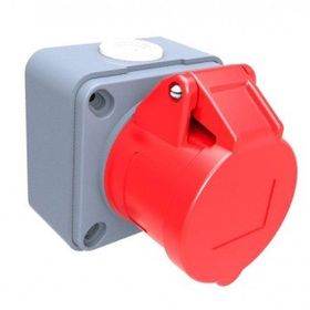 Bemis CEE Norm 5x16A Düz Duvar Prizi
