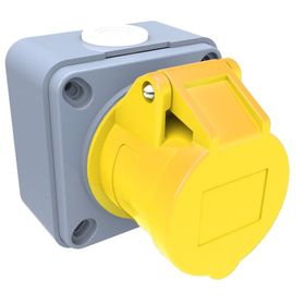 Bemis CEE Norm 5x16A Düz Duvar Prizi
