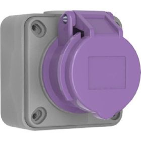 Bemis CEE Norm 5x16A Düz Duvar Prizi