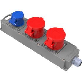 Bemis CEE Tri Box Grup 5/32A 380V 2Ad+3/16A 220V 1Ad Priz