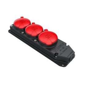 Bemis Trifaze Kauçuk 3x25A 3'lü Grup Priz