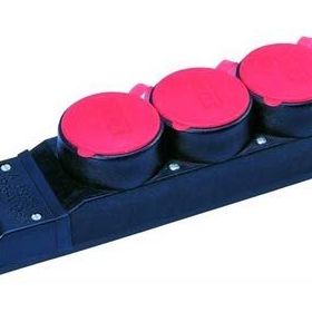 Bemis Trifaze Kauçuk 3x25A 3'lü Grup Priz