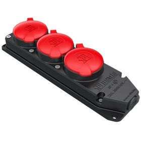 Bemis Trifaze Kauçuk 3x25A 3'lü Grup Priz