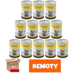 Bemoty 12x400 gr Tavuk Etli Yetişkin Kedi Maması