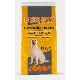 Bemoty 15 kg Kuzu Etli Pirinçli Yetişkin Köpek Maması