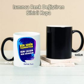 Ben Senin Yaşındayken Kişiye Özel Sihirli Kupa