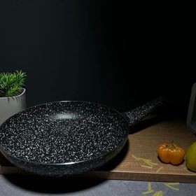 Bena Life 26 cm Siyah Yanmaz Yapışmaz Granit Tava