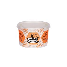 Bencup 16 Oz 25 Adet Kapaklı Karton Çorba Kasesi