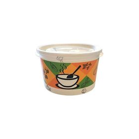 Bencup 16 Oz 25 Adet Kapaklı Karton Çorba Kasesi