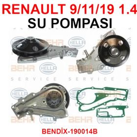 Bendix 190014B Renault R9 R9 R11 R19 1400 Su Pompası