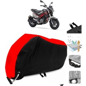 Benelli TNT 125 Siyah Arka Çanta Uyumsuz Ultra Kalın Su Geçirmez Motor Brandası