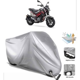 Benelli TNT 125 Siyah Arka Çanta Uyumsuz Ultra Kalın Su Geçirmez Motor Brandası