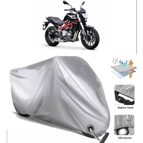 Benelli TNT 250 Siyah Arka Çanta Uyumsuz Ultra Kalın Su Geçirmez Motor Brandası