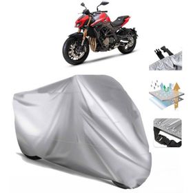 Benelli TNT 600 Siyah Arka Çanta Uyumsuz Ultra Kalın Su Geçirmez Motor Brandası