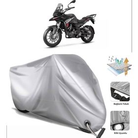 Benelli TRK 251 Siyah Arka Çanta Uyumsuz Ultra Kalın Su Geçirmez Motor Brandası