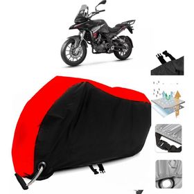 Benelli TRK 251 Siyah Arka Çanta Uyumsuz Ultra Kalın Su Geçirmez Motor Brandası