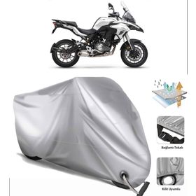 Benelli TRK 502 Siyah Arka Çanta Uyumsuz Ultra Kalın Su Geçirmez Motor Brandası