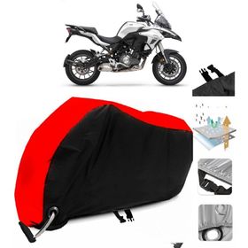 Benelli TRK 502 Siyah Arka Çanta Uyumsuz Ultra Kalın Su Geçirmez Motor Brandası