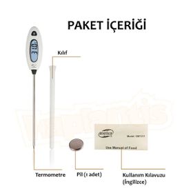 Benetech GM1311 Dijital Saplamalı Yemek Termometresi