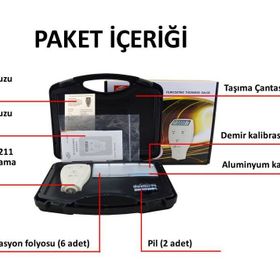 Benetech GM211 Oto Boya Kaplama Kalınlık Ölçer