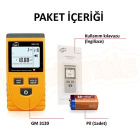 Benetech GM3120 Elektromanyetik Alan Radyasyon Ölçer