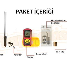 Benetech GM640 Tahıl Nem Ölçer