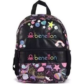 Benetton 03684 Siyah Kız Çocuk Anaokul Çantası